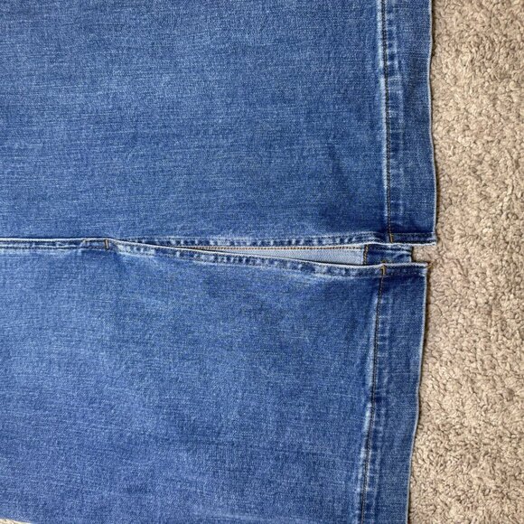 J.Crew Denim Midi Skirt in Cape Blue Wash Size 10 - Picture 10 of 10